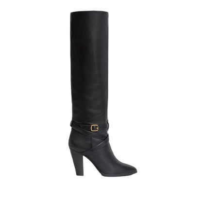 Celine Black Calfskin High Heel Boots