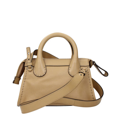 Chloé Beige Leather Handbag