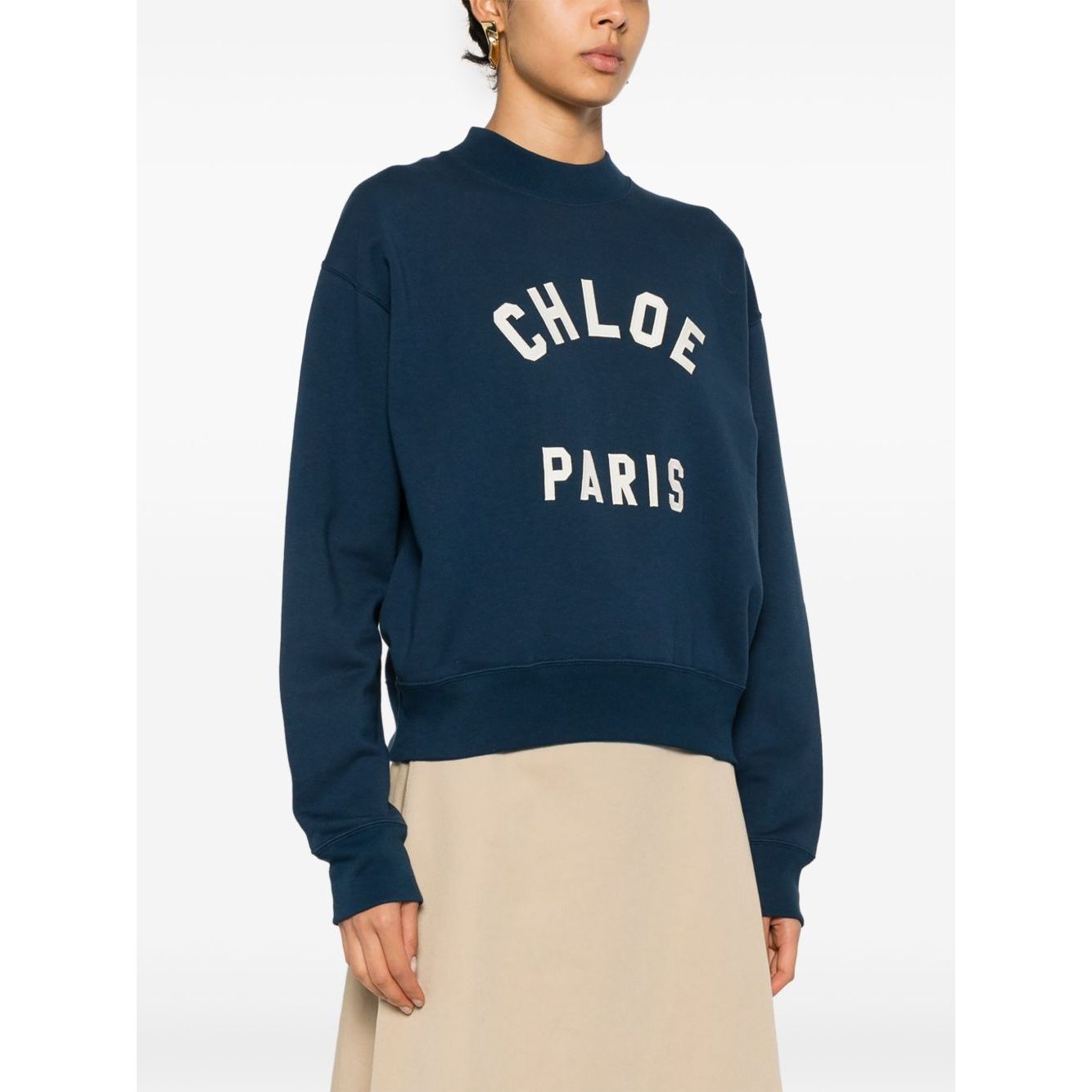 Chloé Chloè Sweaters Blue Topwear