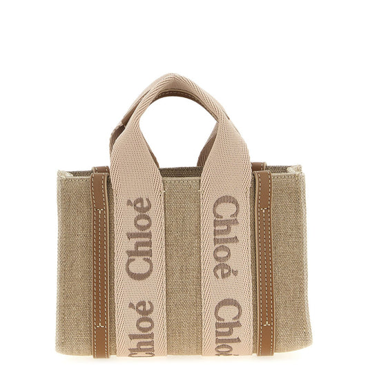 Chloé Multicolor Linen Handbag