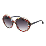 Christian Lacroix Multicolor Women Sunglass with acetate frame and green lenses.