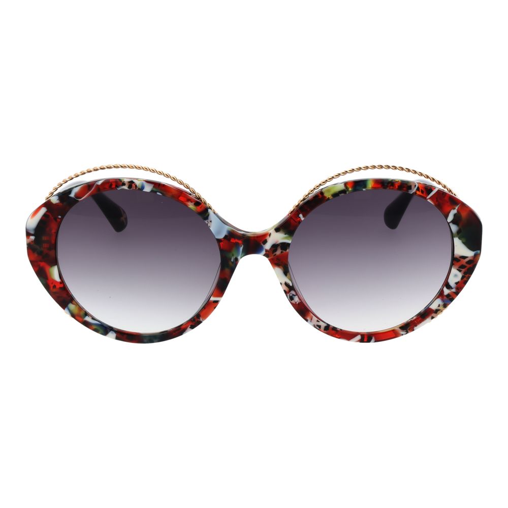 Christian Lacroix Multicolor Women Sunglass with acetate frame and green lenses