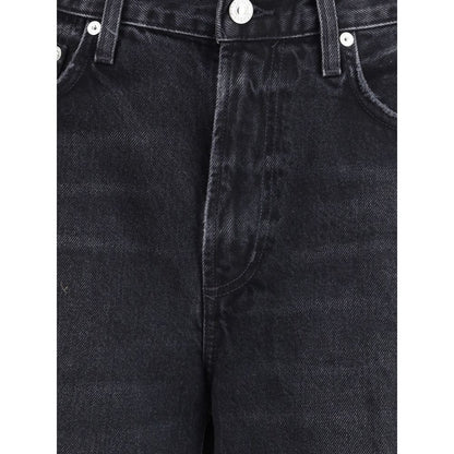 Citizens of Humanity Black Recycled Cotton High-Waisted Jean