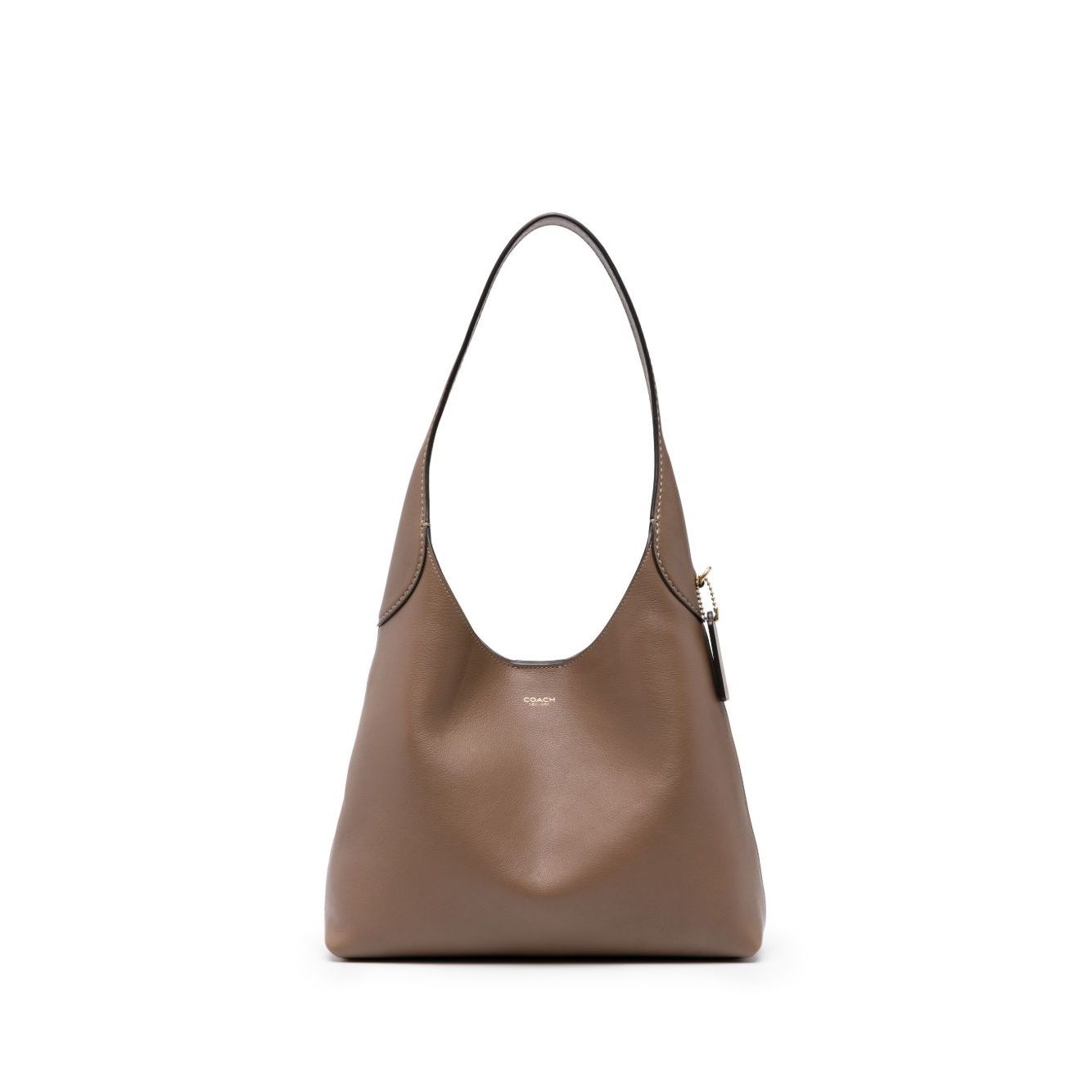 Front view with bag zipped and handles upright.