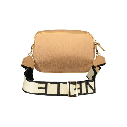 Coccinelle Brown Leather Women Handbag with adjustable strap and zip closure, showcasing elegance and premium craftsmanship.