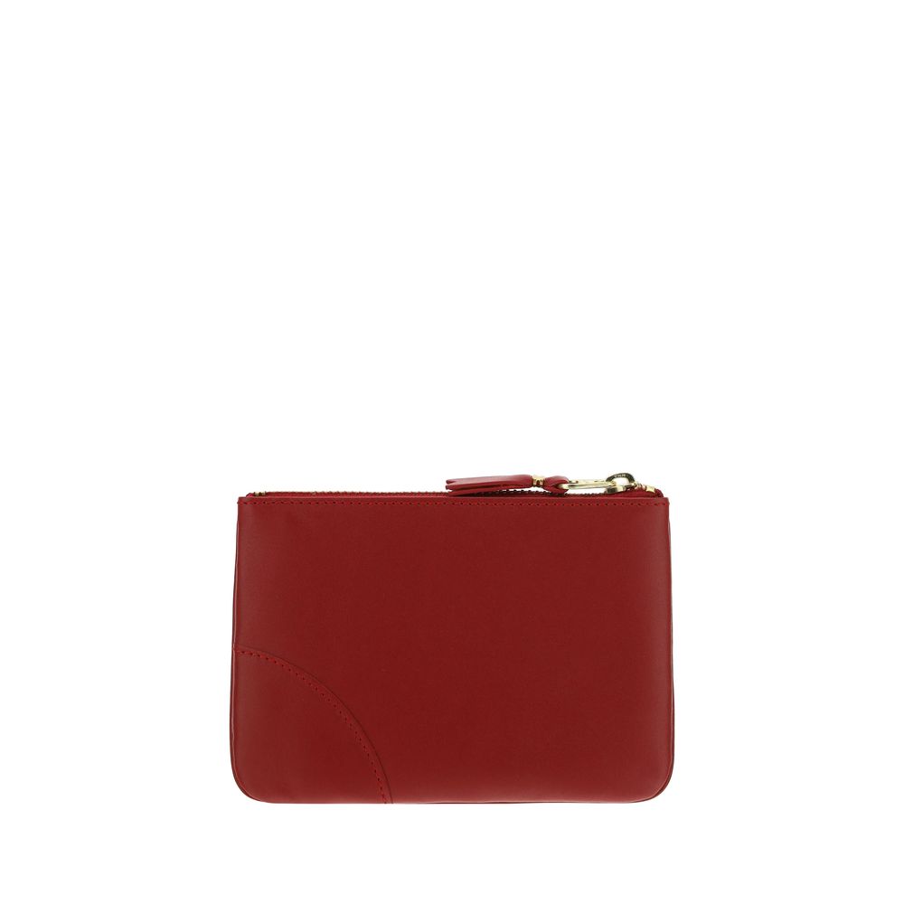 Comme Des Garçons Red Calf Leather Bos Taurus Wallet