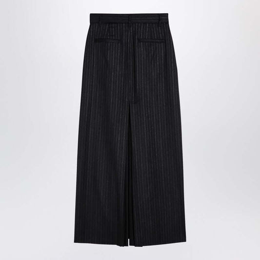 DEPARTMENT 5 Grey pinstripe wool-blend skirt