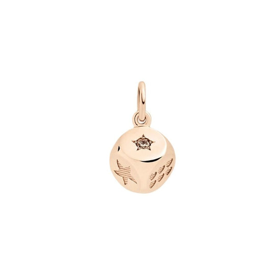 CHARMS DODO MOD. DMC4003DICESBR09R elegant gold charm with star design