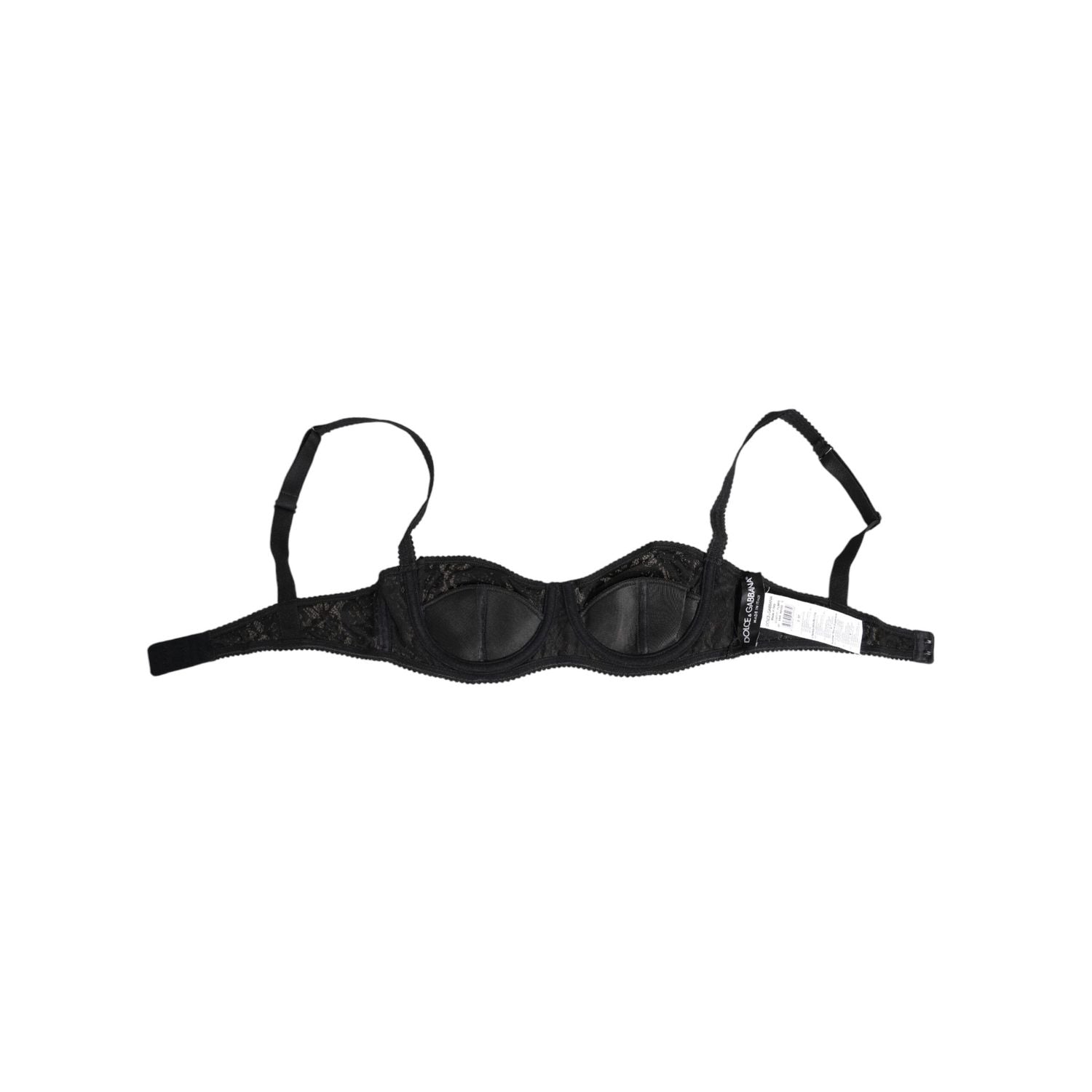 Dolce & Gabbana Black Lace Underwire Bra Lingerie Underwear