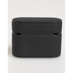 Dolce & Gabbana Black Mint Rubber Logo Embossed Accessory Airpods Case, luxury durable protection, elegant style.