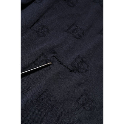 Dolce & Gabbana Black Silk Crew Neck Sweatshirt Sweater