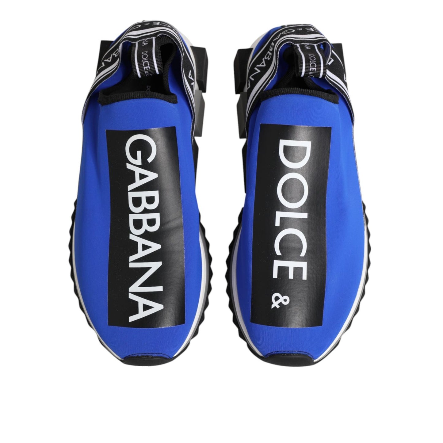 Dolce & Gabbana Blue Logo Low Top Sorrento Sneakers Shoes