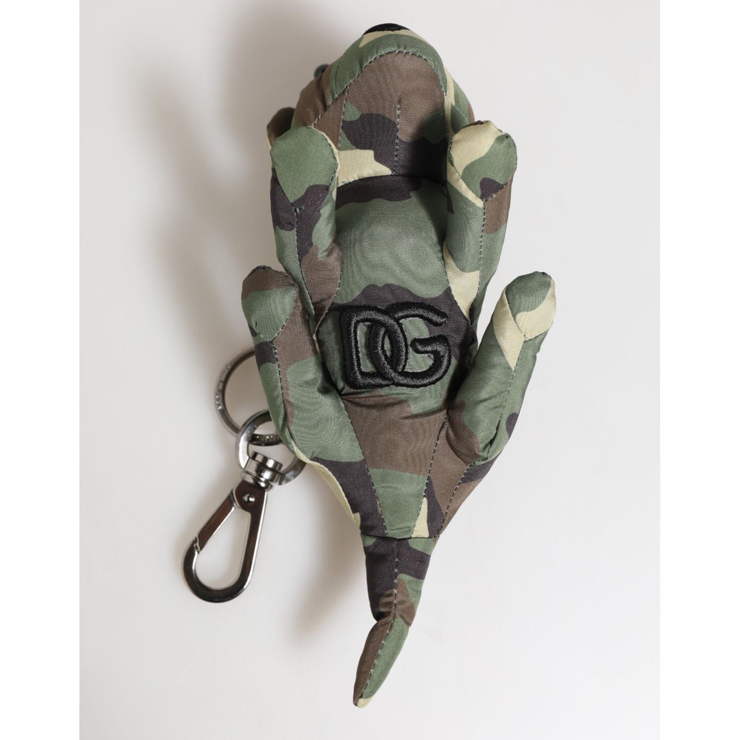 Dolce & Gabbana Camouflage Multicolor Animal Silhouette Keychain Keyring