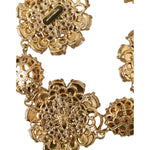 Dolce & Gabbana Gold FIORI BLOOMING Floral Baroque Crystals Bracelet SMY10238