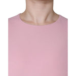 Dolce & Gabbana Pink A-line Viscose 3/4 Sleeves Dress Dolce & Gabbana Gray
