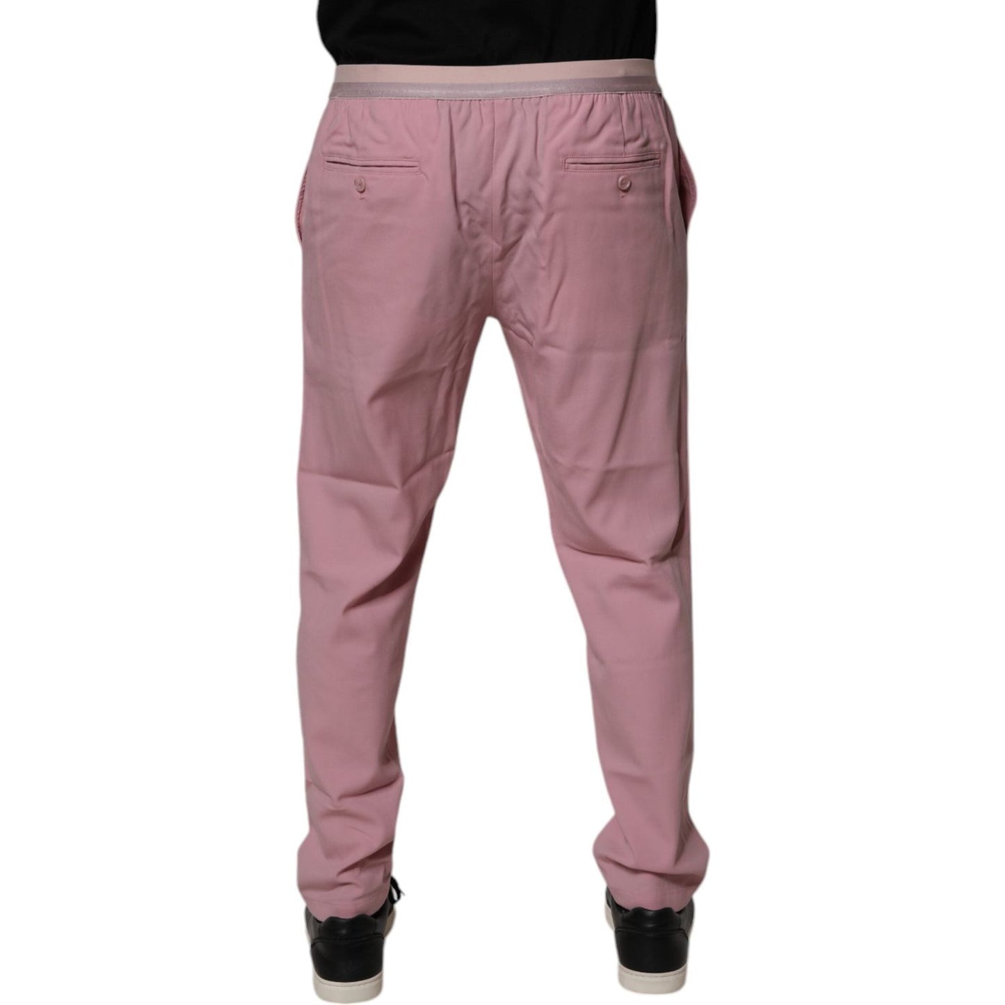 Dolce & Gabbana Pink Cotton Stretch Chino Pants PAN75201-48