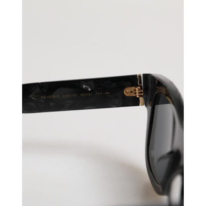 Dolce & Gabbana Pearl White Acetate Frame Domenico Deep Shades Sunglasses