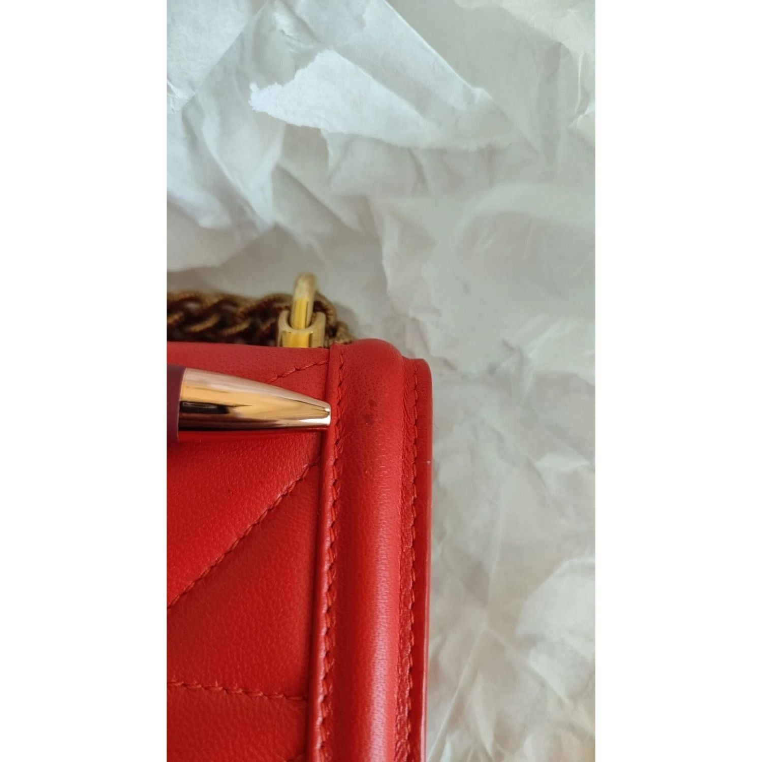 Dolce & Gabbana Red Quilted Devotion Crossbody 11 PRO Phone case bag