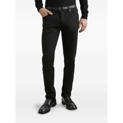 Dolce & Gabbana five pockets logo plaque Denim cotton jeans Jeans