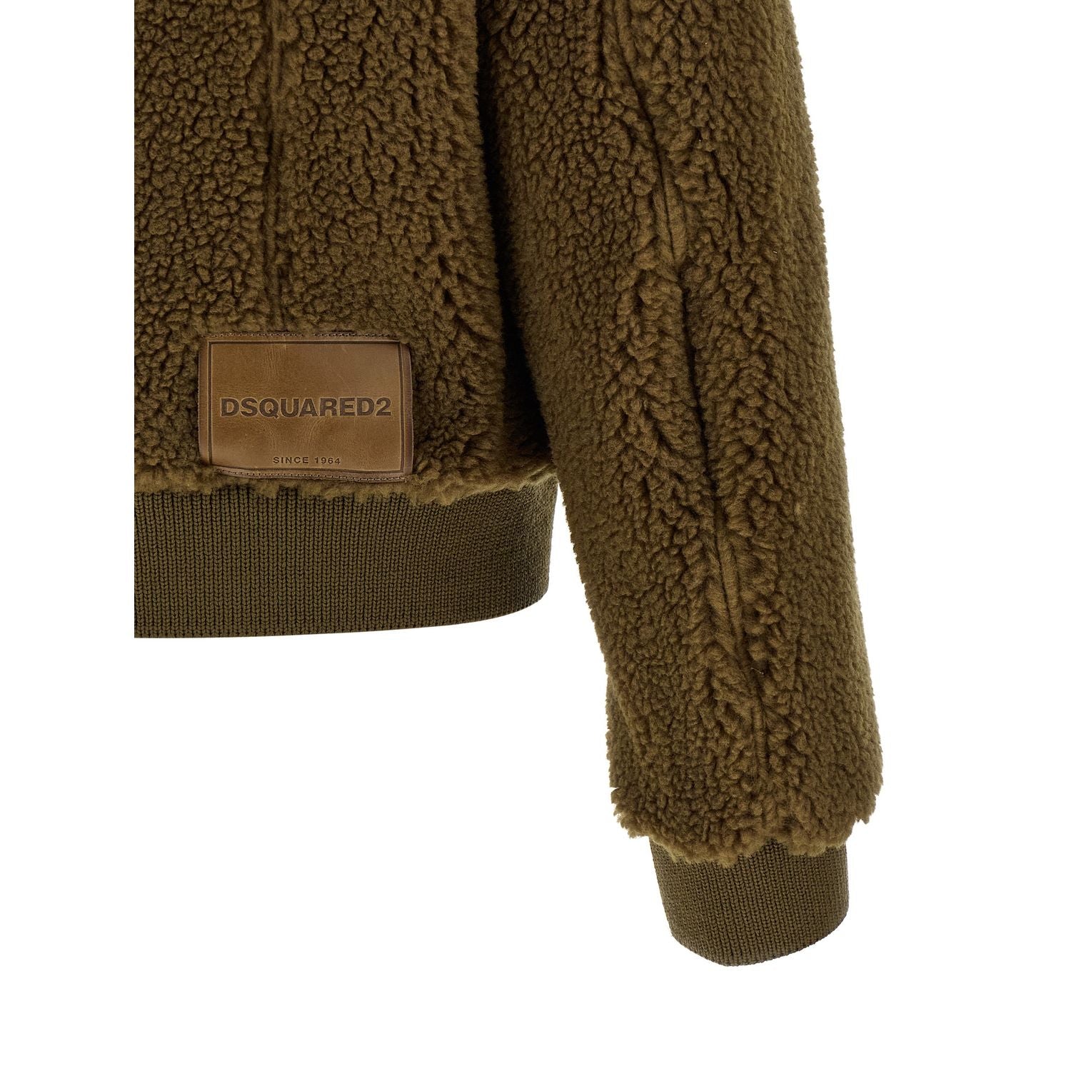 Dsquared² Brown Polyester Full-Length Jacket