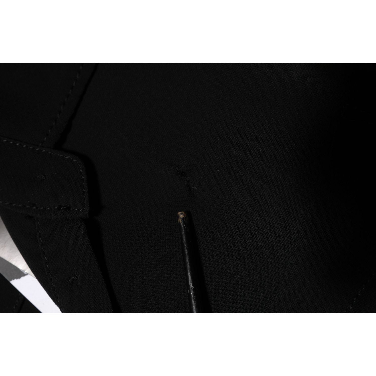 Emporio Armani Black Viscose Blend Shirt Style Belted  Dress