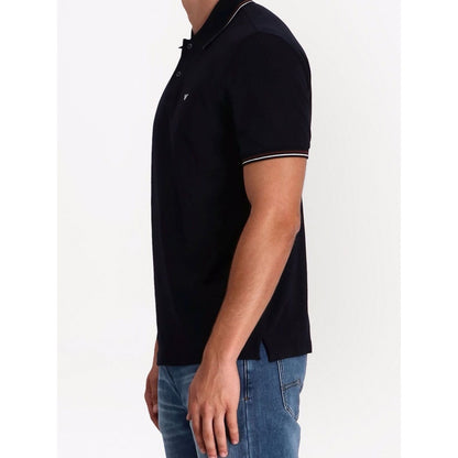 Emporio Armani T-shirts and Polos Blue Topwear