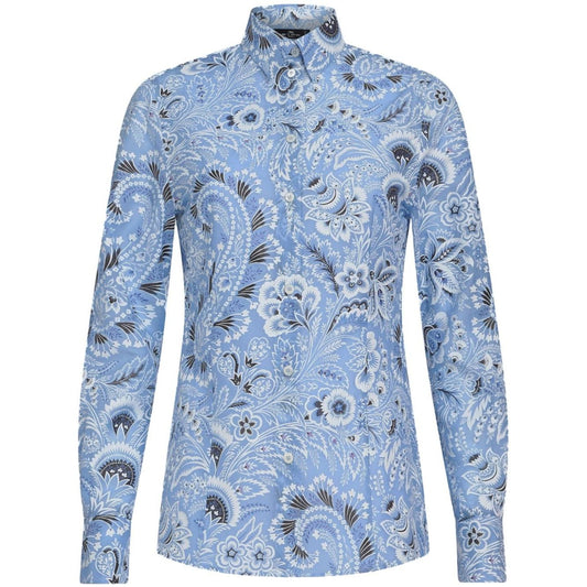 Etro Shirts Clear Blue Shirts