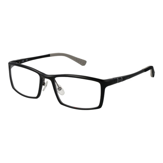 FILA MOD. VFI027 550531 men's eyeglasses with sleek black rectangular frames, designed for comfort and style.