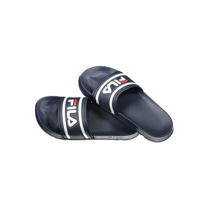 Fila Blue Polyethylene Men Sandal with logo, stylish and comfortable for casual wear