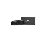 Frankie Morello Gold Metallic Unisex Frame Eyeglasses case and box set