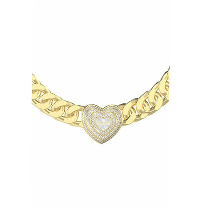 GUESS JEWELS JEWELRY Mod. JUBN04013JWYGWHT-U gold chain with heart pendant