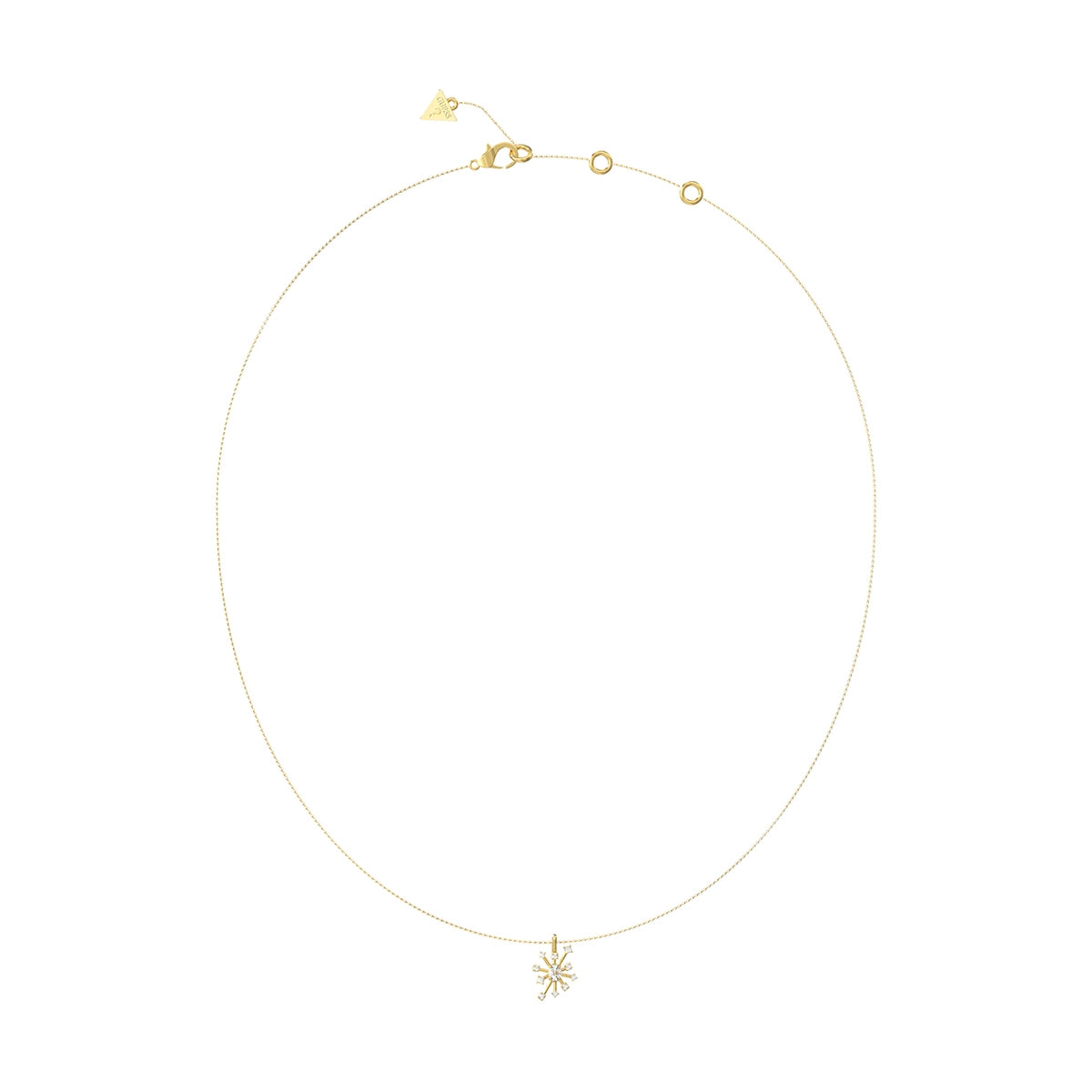 GUESS JEWELS JEWELRY Mod. JUBN05563JWYGT-U delicate gold necklace with star pendant