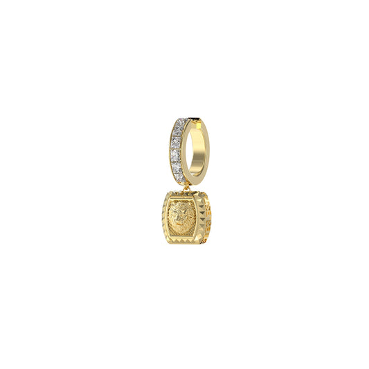 GUESS JEWELS JEWELRY Mod. JUME05006JWYGT-U gold earring with crystal accents