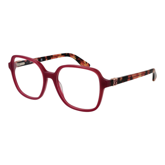 GUESS MOD. GU2938 53069 eyeglasses for ladies with stylish red frame and patterned temples