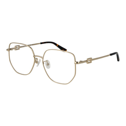 GUESS MOD. GU2989-D 55032 ladies' eyewear, gold geometric frames, trendy optical glasses for women