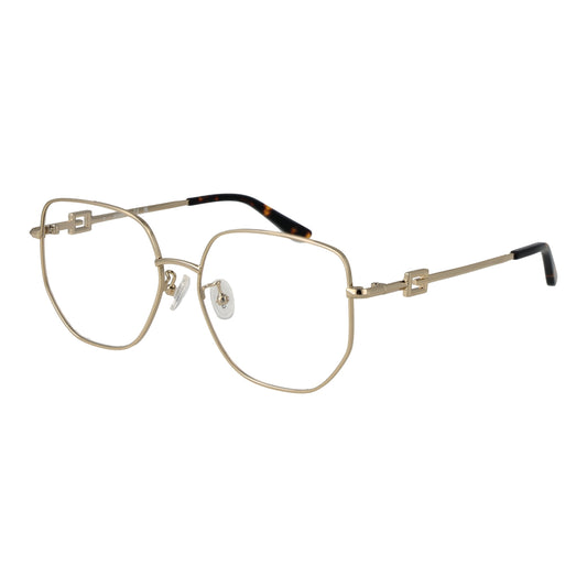 GUESS MOD. GU2989-D 55032 ladies' eyewear, gold geometric frames, trendy optical glasses for women