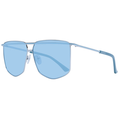 GUESS MOD. GU7851 6310V lady sunglasses with blue lenses and sleek metal frame.