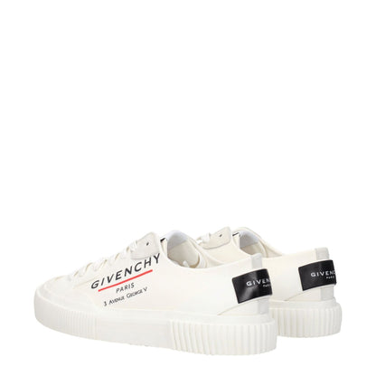 Givenchy Beige Fabric Low Top Sneakers with logos, suede material, rubber sole, and lace-up closure in a sporty glam style.