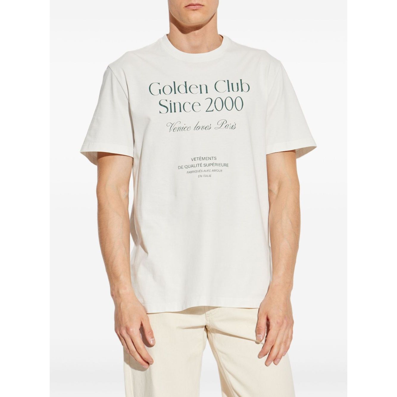 Golden Goose T-shirts and Polos White Topwear
