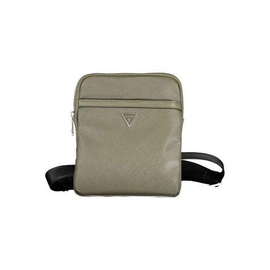 Guess Jeans Green Polyamide Shoulder Bag