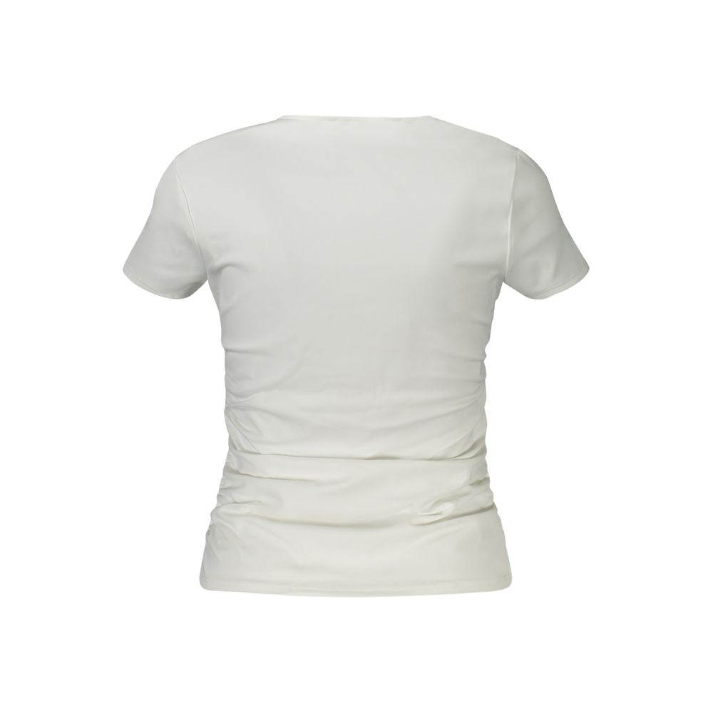 Guess Jeans White Spandex Women T-Shirt