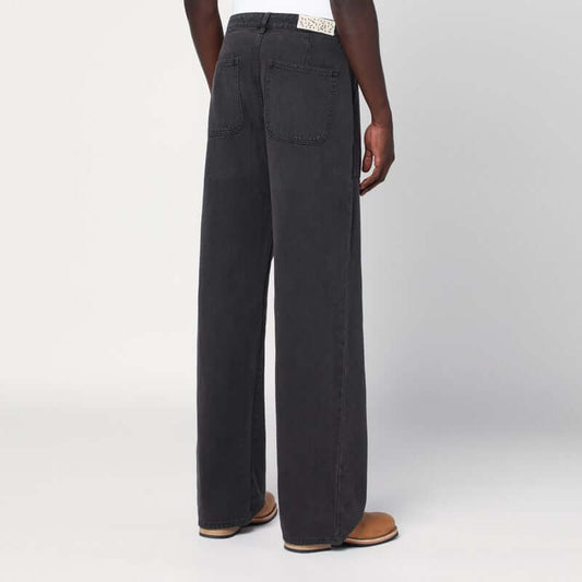 Basketcase Gallery Wide-leg Vintage Black denim pants