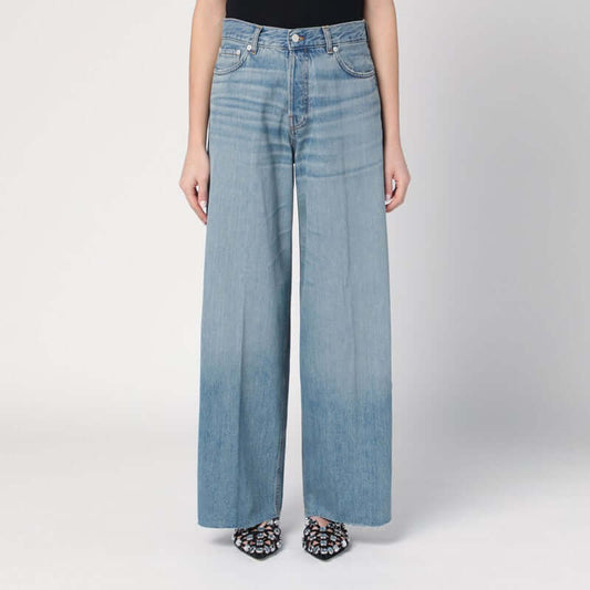 HAIKURE Wide blue washed jeans HEW03300DF144DE/Q_HAIKU-L0876_311