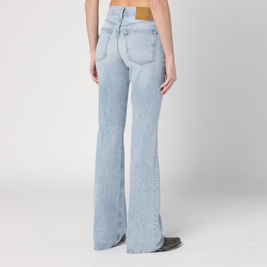 HAIKURE Flora light blue washed jeans HEW03338DF095DE/Q_HAIKU-L0836_311