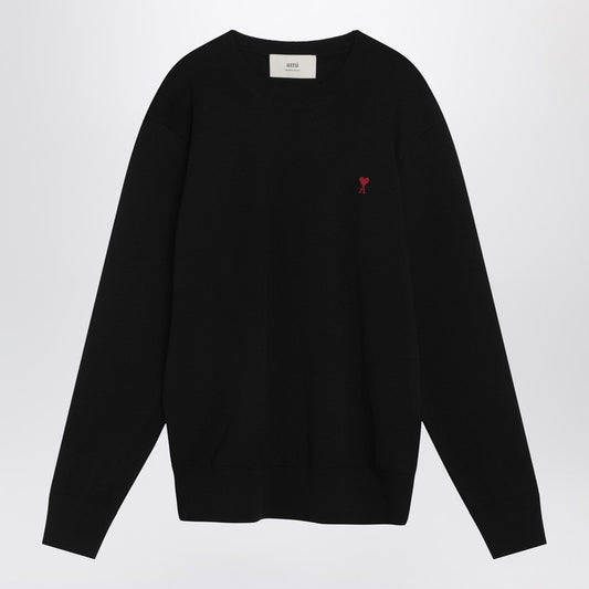 Ami Paris Black Ami De Coeur sweater