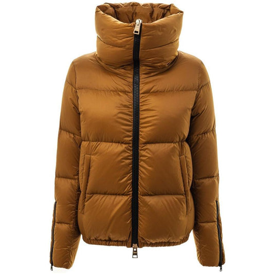 Herno Yellow Polyamide Jackets & Coat HE-7483669-IT42|M