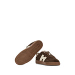 Chocolate brown Hogan Pre Sneakers Hogan Cool with lace-up fastening, memory foam insole, and flat rubber sole featuring appliqué logo.