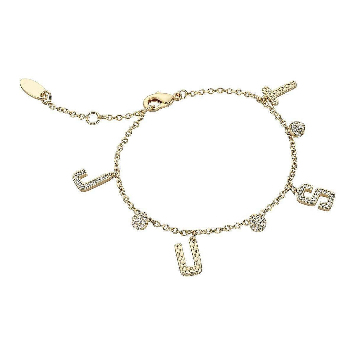 JUST CAVALLI JEWELS JEWELRY Mod. JCBR01233200 gold bracelet with charms