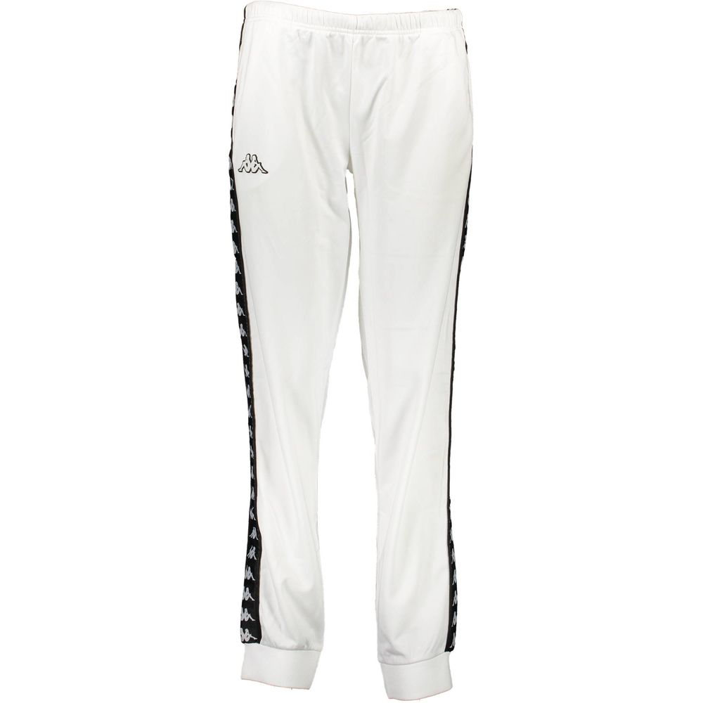 Kappa White Polyester Women's Track Pant