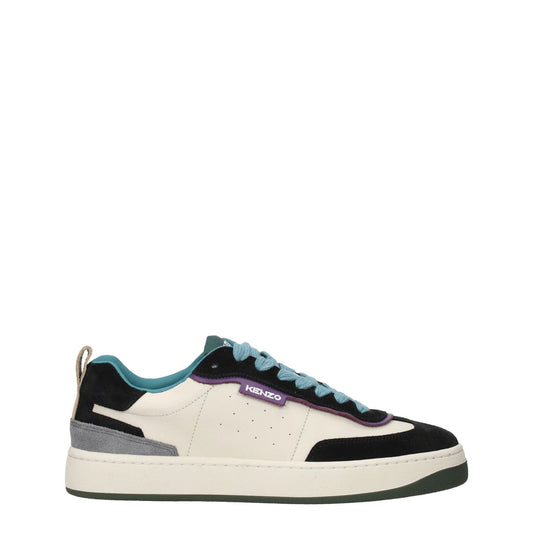Kenzo Multicolor Leather Low Top Sneakers